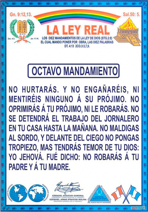 OCTAVO MANDAMIENTO